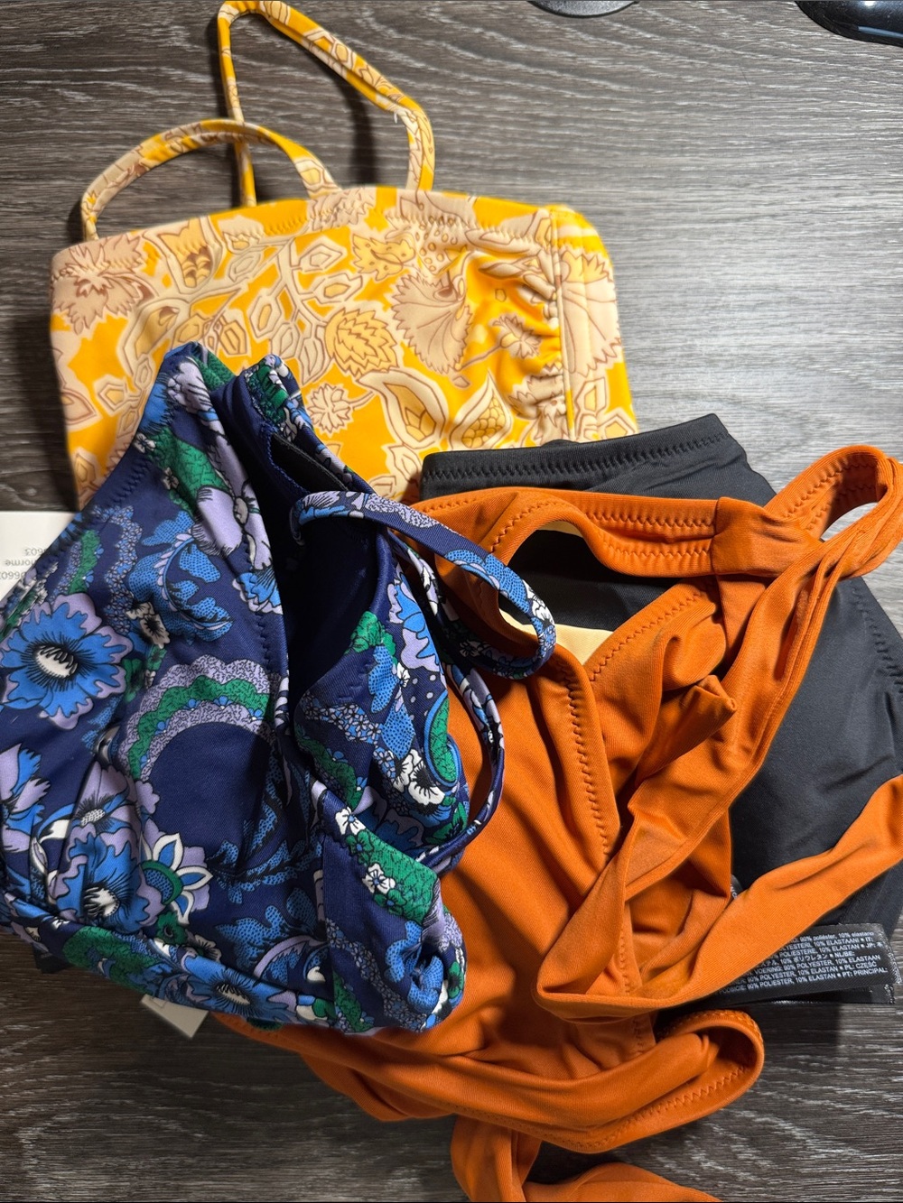 Bundle of 4 Large Swim Tops NWT